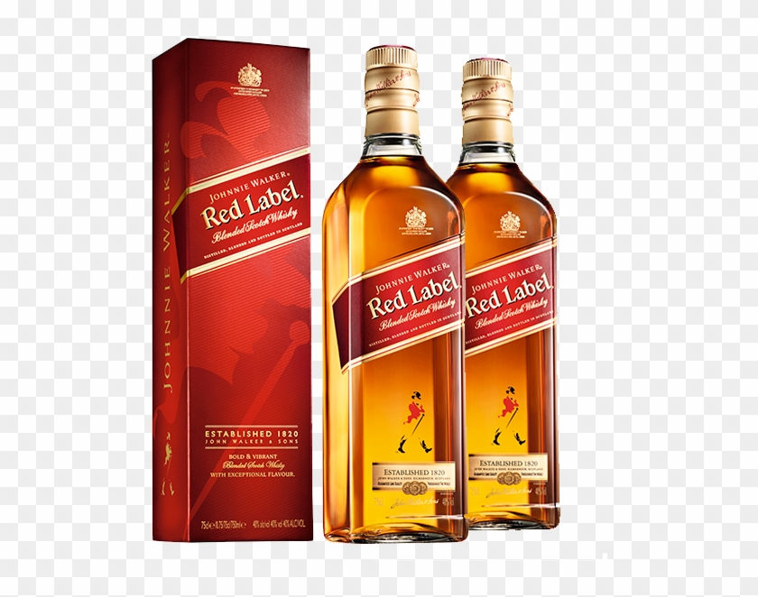 Johnnie Walker Red Label Whisky Clipart #3689863