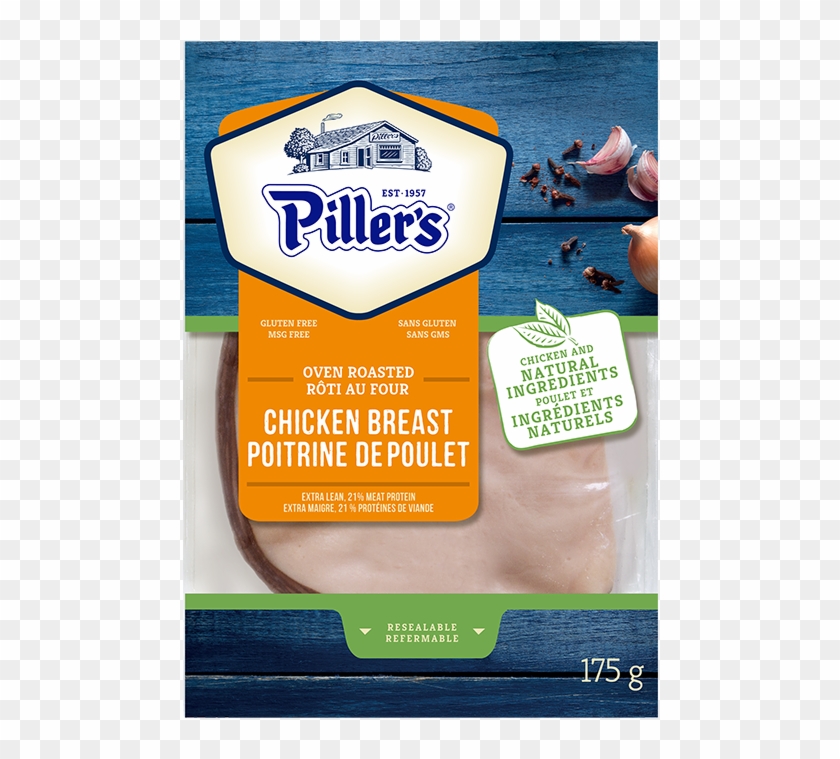 Piller's Oven Roasted Chicken Breast 175g - Pillers Pepperoni Sticks Clipart #3689896