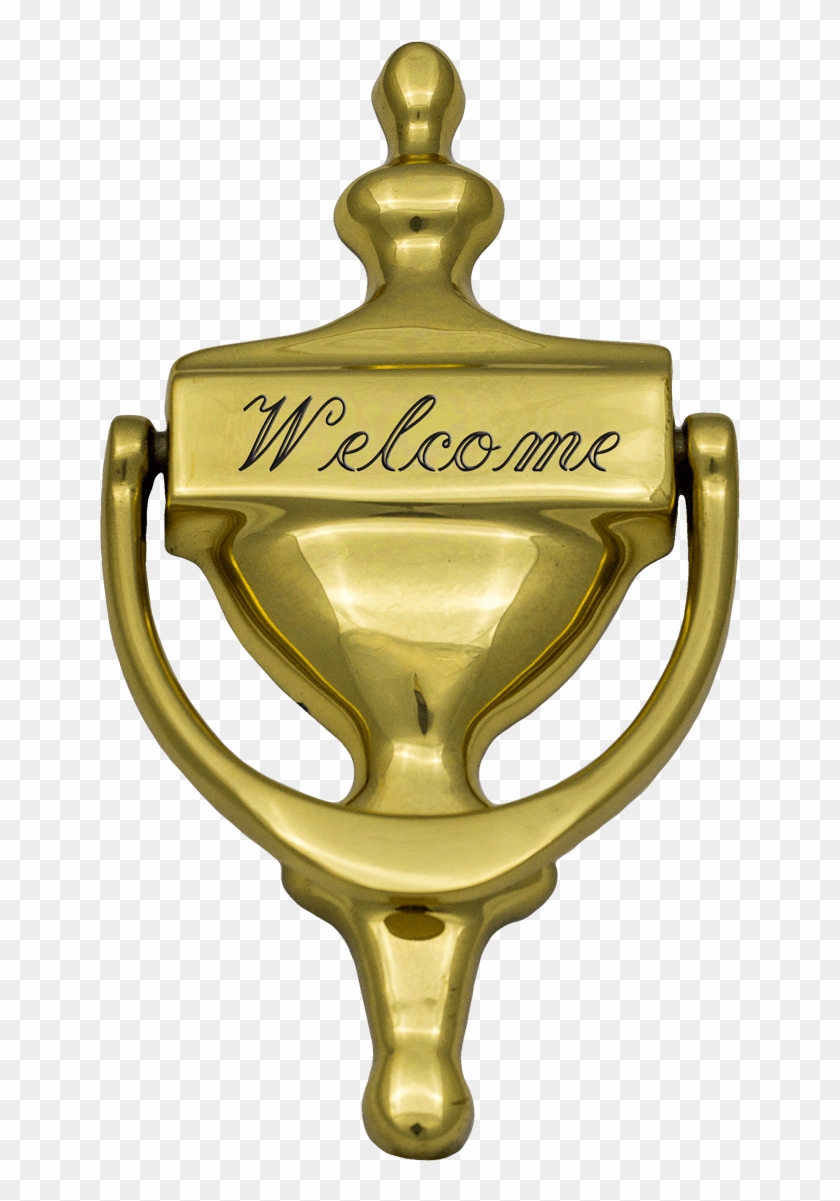 Our Polished Brass Door Knocker Makes For An Ideal - Emblem Clipart #3689984