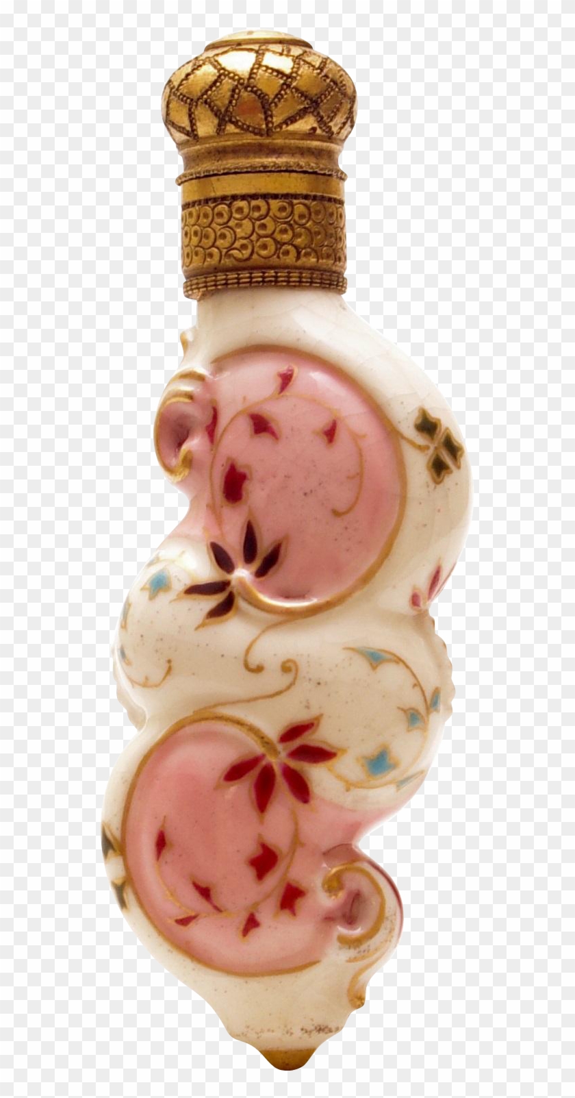 A Finales Del Siglo 19 Botella Perfume De Cerámica, - Body Jewelry Clipart #3690078