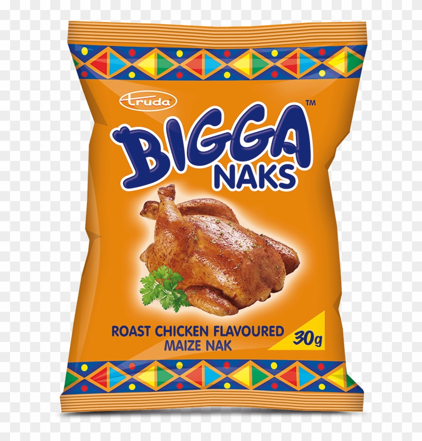 Bigga Naks Roast Chicken Chicken Flavoured Maize Nak - Bigga Naks Clipart #3690083