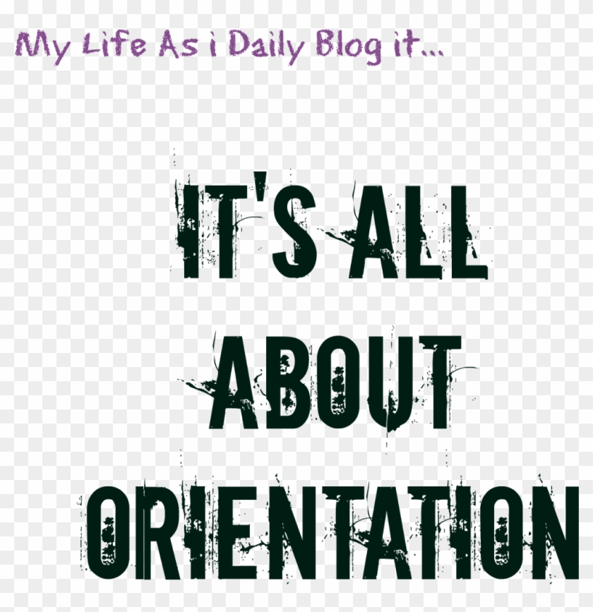 Its All About Orientation - Calligraphy Clipart