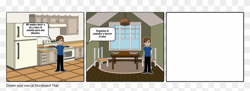 Spanish - Storyboard Clipart #3690744