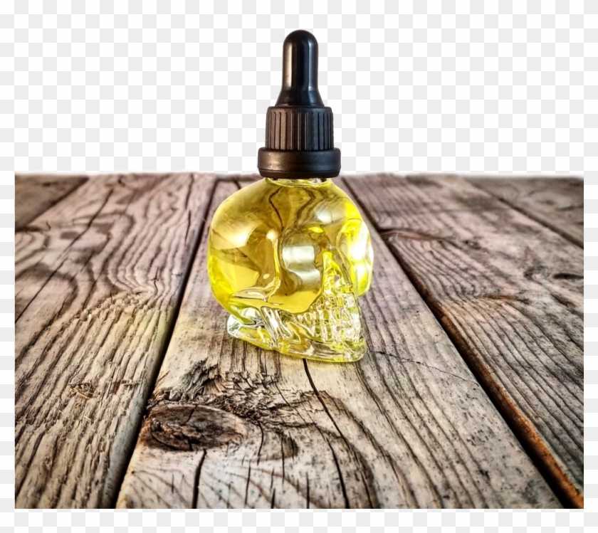 Capone Beard Oil In Clear Skull Bottle - Huile De Barbe Tete De Mort Clipart #3691144