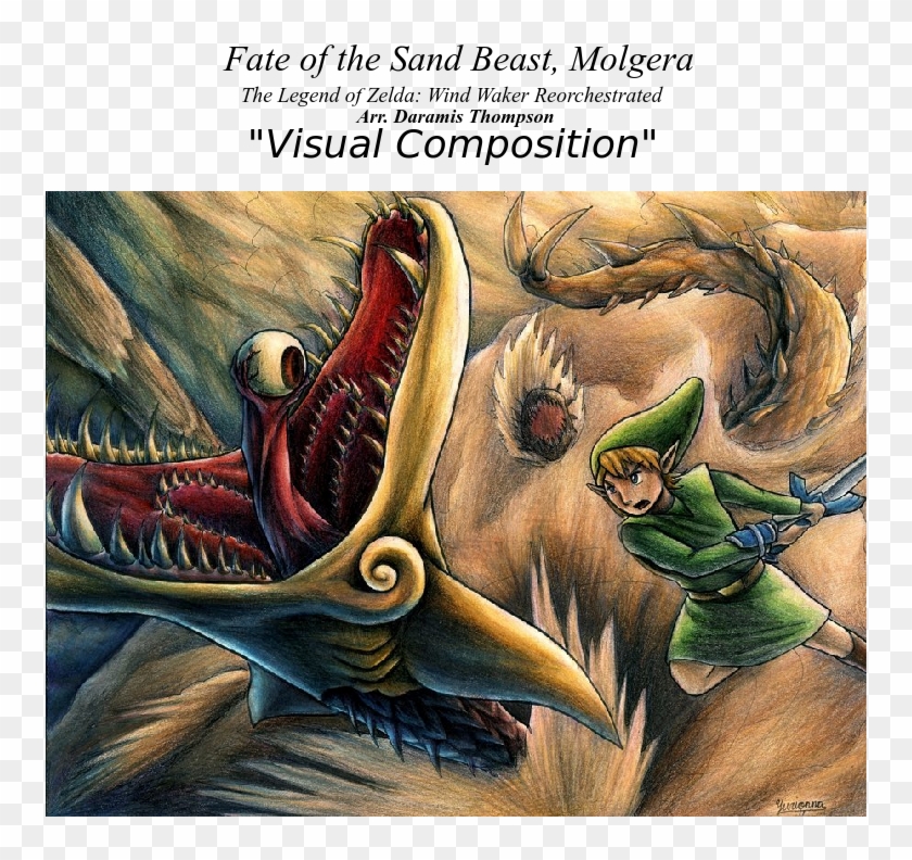 Fate Of The Sand Beast, Molgera Sheet Music Composed Clipart #3691817