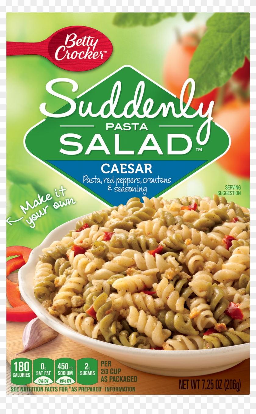 Betty Crocker Suddenly Salad Caesar Pasta Salad Dry - Betty Crocker Classic Pasta Salad Clipart #3692077