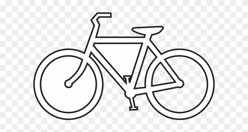 Bicycle Clipart Vintage Tandem Bike - Bike Clip Art Black And White - Png Download #3692253