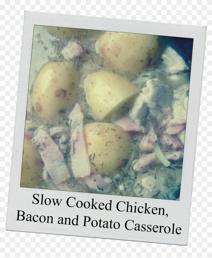 Slow Cooked Chicken, Bacon And Potato Casserole - Russet Burbank Potato Clipart