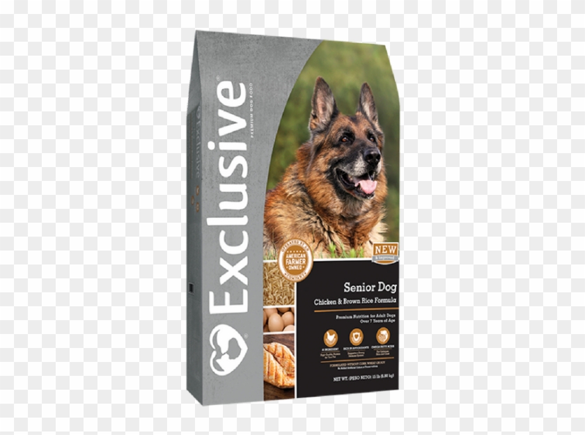Exclusive Senior Dog Food Chicken & Rice Formula - Exclusive Large Breed Food Clipart