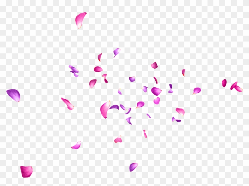 Floating Flower Png - Petalos Png Clipart #3692984