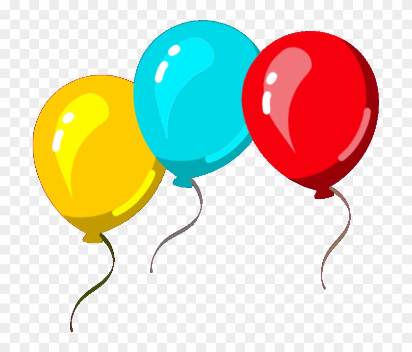 3 Шарика Пнг - Floating Balloon Gif Transparent Clipart #3693087