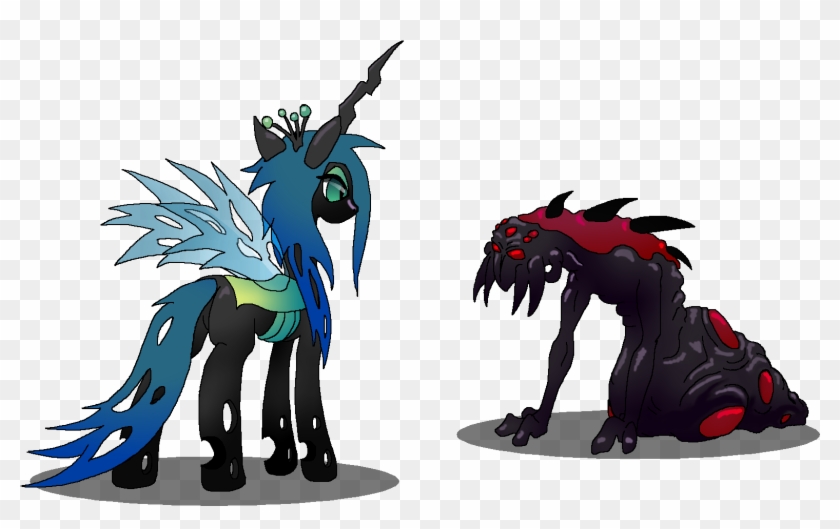2010 Changelings Were Introduced To The Zerg Swarm - Mlp Changeling Queen Chrysalis Clipart #3693399