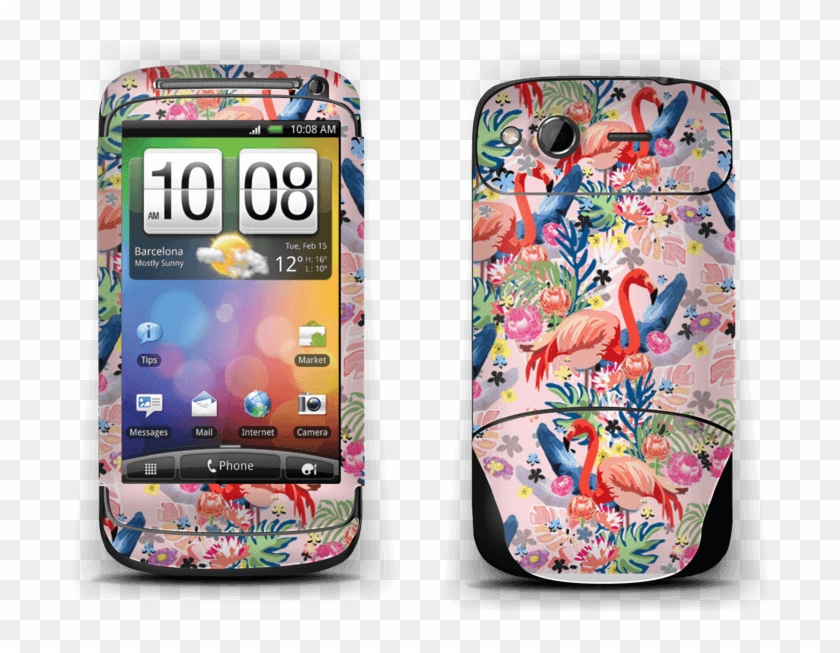 Flamencos Tropicales - Htc Desire S White Clipart #3693460