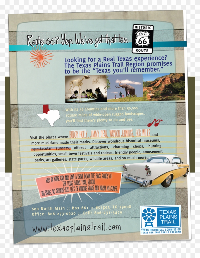 The Spirit Of The Legendary Route And The Adventure - Flyer Clipart #3693503