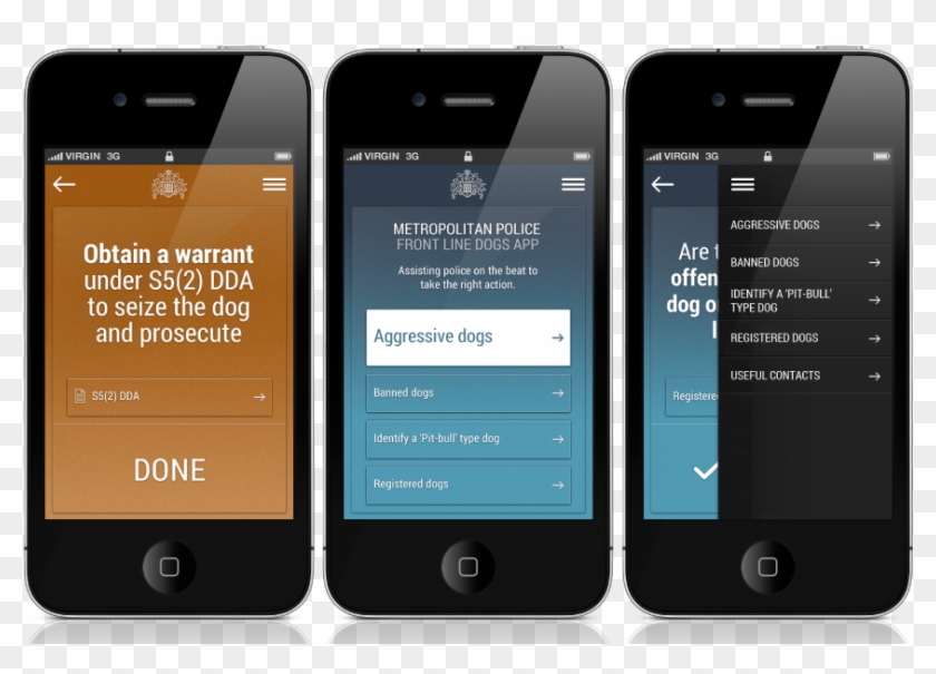 Mobilising The Police Officer Concept Validation - Chase Iphone App Clipart