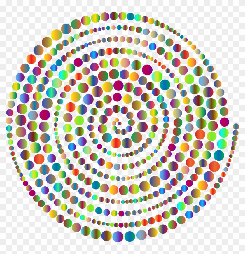 This Free Icons Png Design Of Circles Spiral Prismatic - Steve Madden Black Shiny Flats Clipart #3694090
