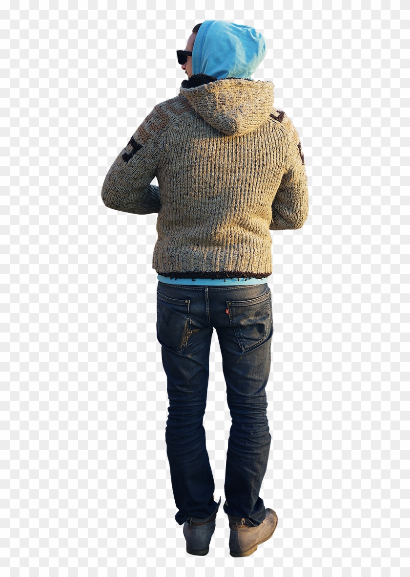 Homem De Costas - Homem De Costa Png Clipart #3694225