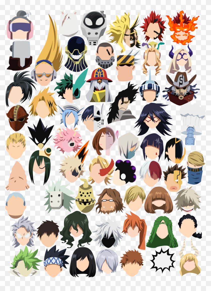 Artworkthe - My Hero Academia Pro Heroes Clipart