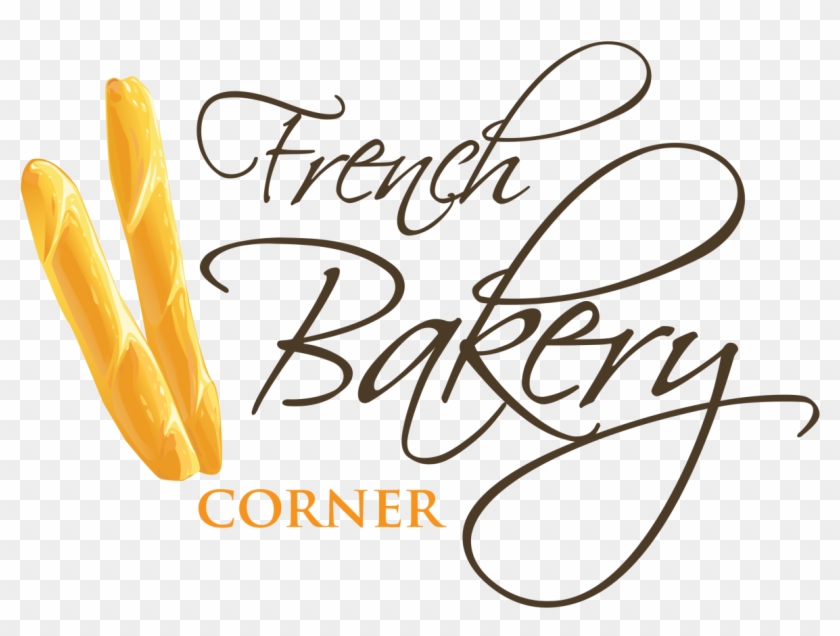 French Bakery Cornerthe Cafe - Calligraphy Clipart