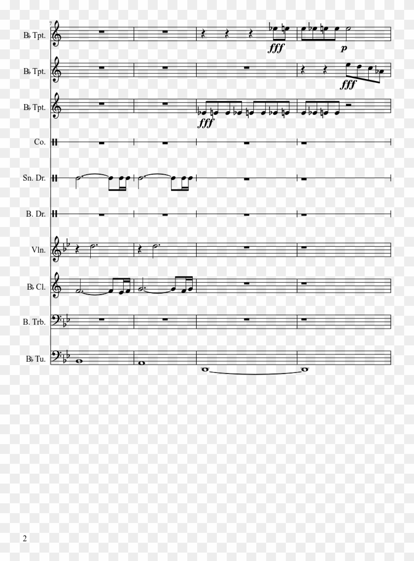 Team Fortress 2 Sheet Music Composed By Mike Morasky - Two Steps From Hell Protectors Of The Earth Piano Notes Clipart
