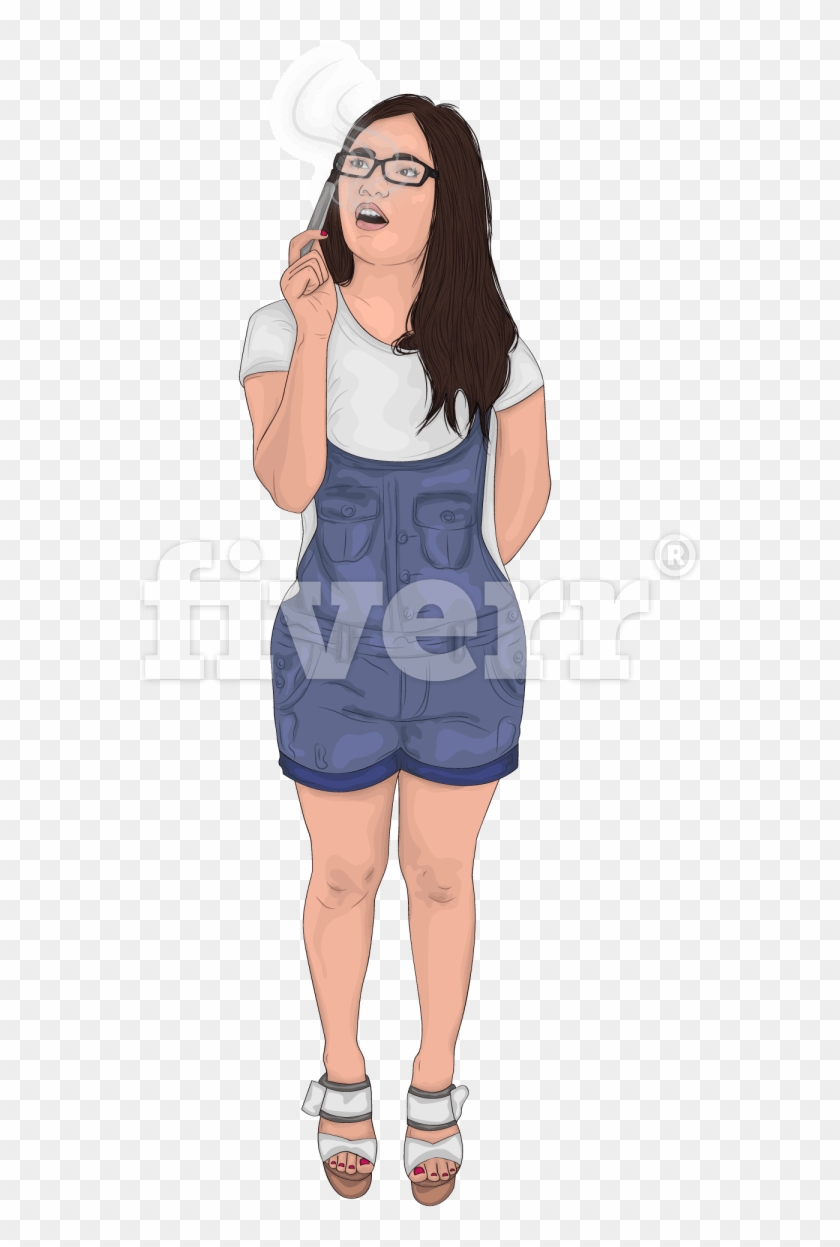Woman Pointing , Png Download - Girl Clipart
