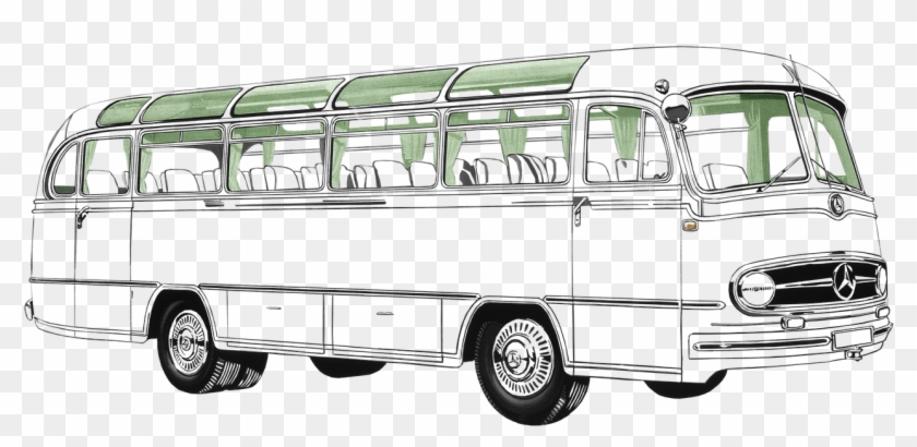 Oldtimer,mercedes Benz,type - Ausmalbild Mercedes Bus Clipart