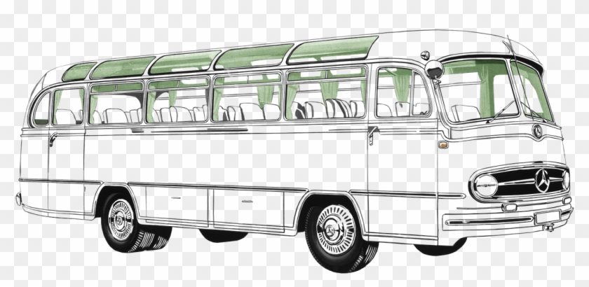 Oldtimer,mercedes Benz,type - Ausmalbild Mercedes Bus Clipart #3695745