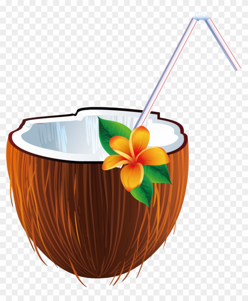 Pi A Colada - Beach Coconut Png Clipart #3696309