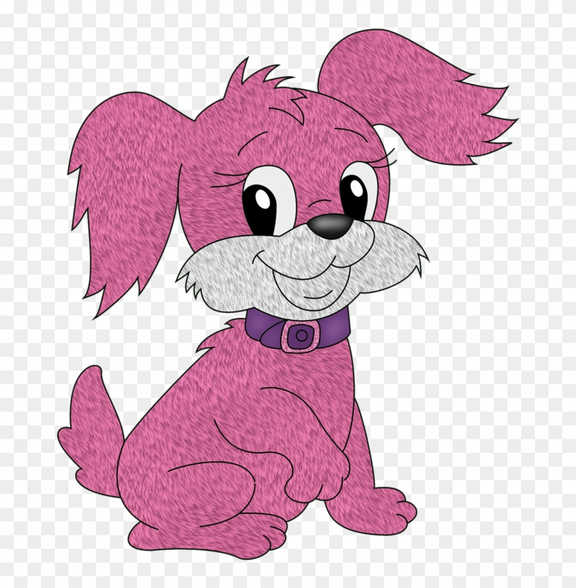 B *✿* Puppy Images, Album, Cartoon, Puppies, Dogs - Pink Puppy Cartoon Clipart