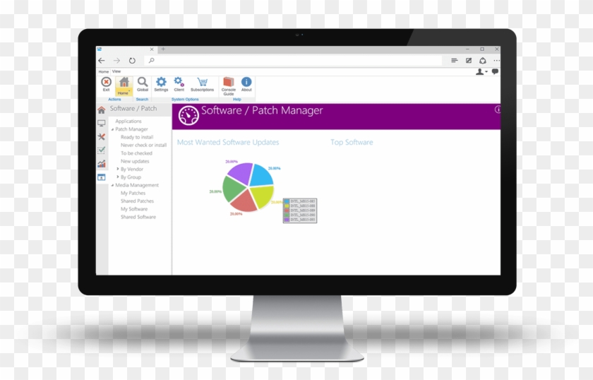 Computer Mockup Template4 - Computer Monitor Clipart