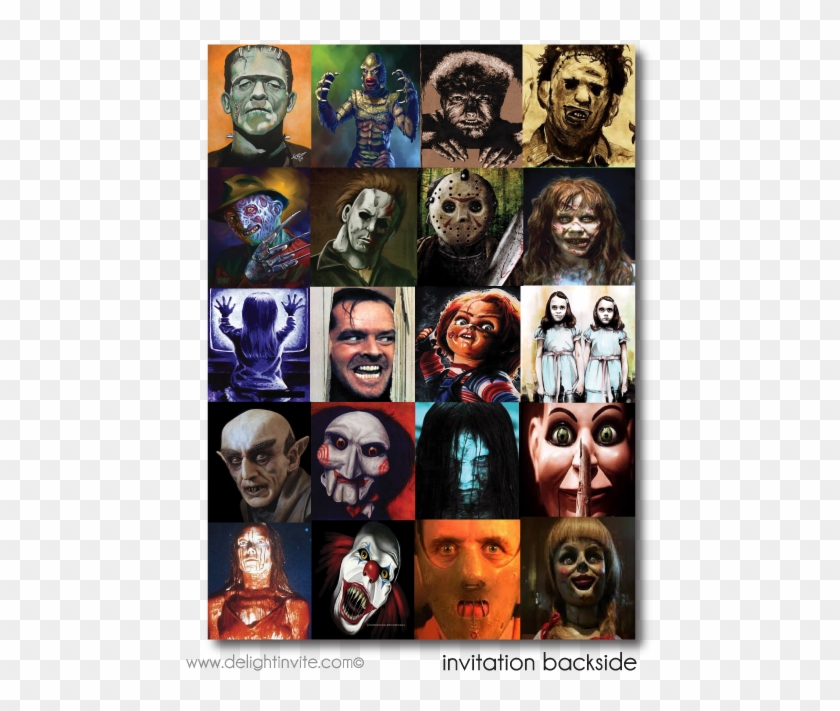 Classic Horror Movie Halloween Invitation Printable - Shining Clipart #3696670