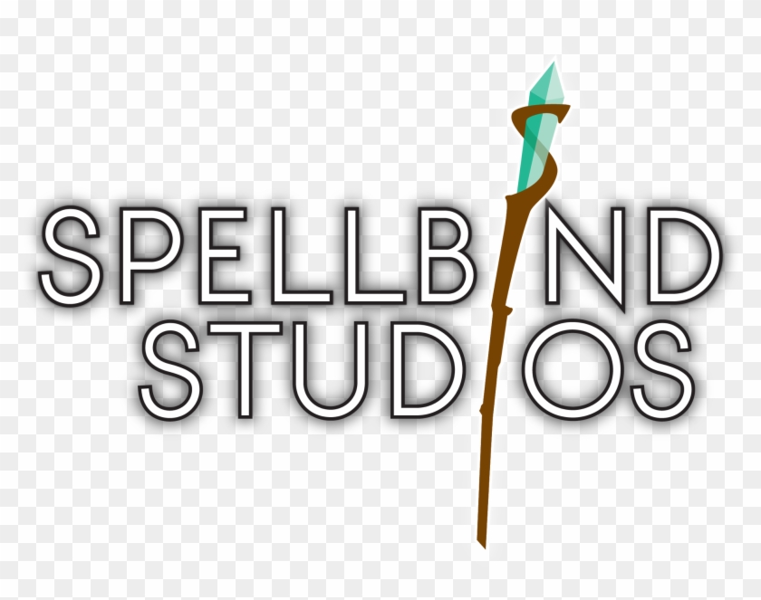 Spellbind Studios Logo On Dark - Calligraphy Clipart #3696878