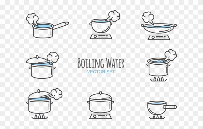 Vecteur D'icônes D'eau Bouillante Clipart #3697068