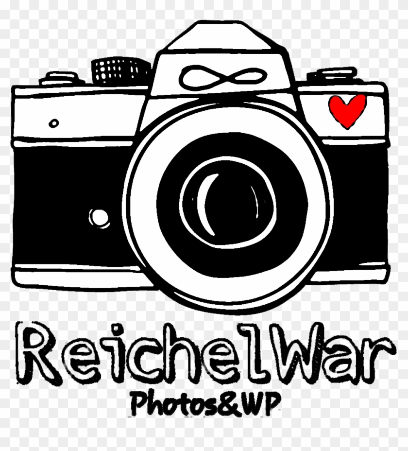 Blanco Y Negro Corazon Rojo - Single-lens Reflex Camera Clipart