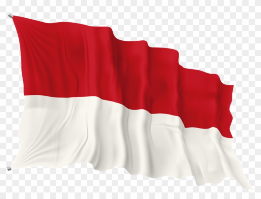 #bendera Indonesia #merah Putih - Flag Clipart #3697298