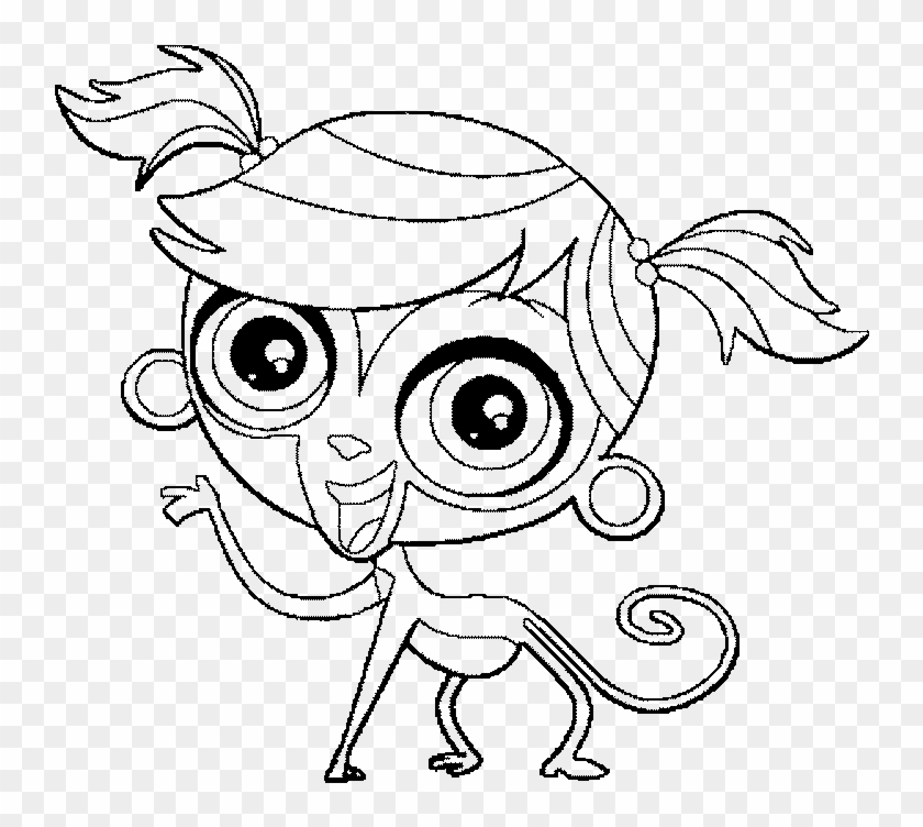 Littlest Pet Shop Coloring Pages Minka - Cartoon Clipart