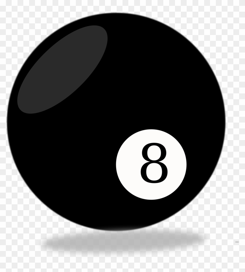 Ball Clip Round - Magic 8 Ball Clip Art - Png Download