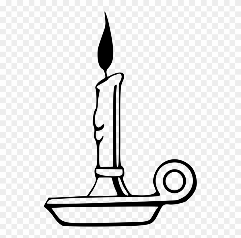 Candlestick Clip Art Christmas Combustion Download - Candle Holder Clip Art - Png Download #3698140