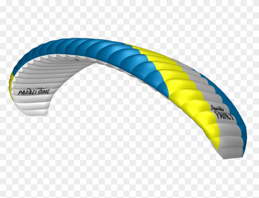 Papillon Fancy Color - Paragliding Clipart #3698211