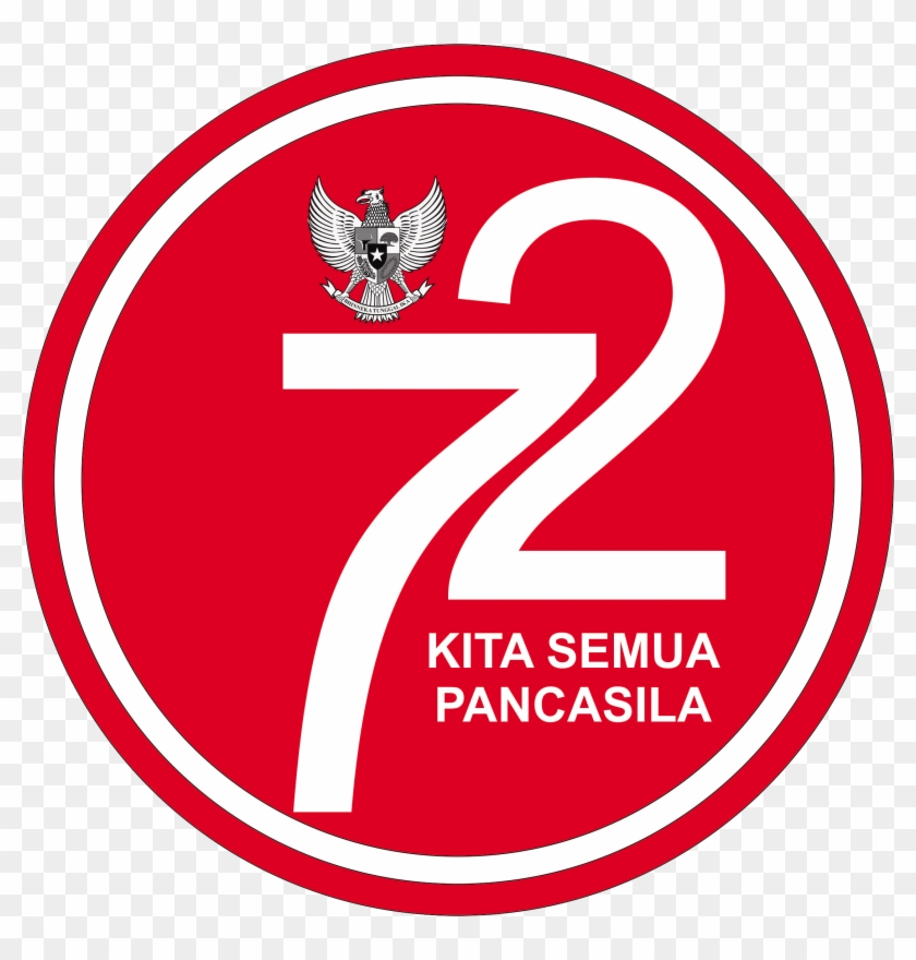 Top Images For Logo Bendera Merah Putih Ke 72 On Picsunday - Indonesia Clipart