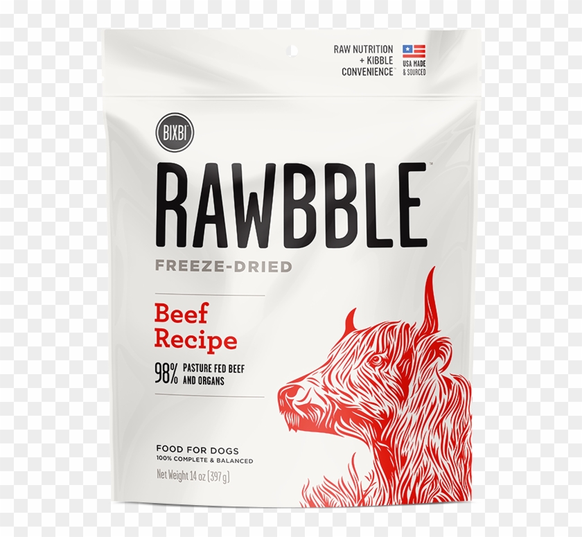 Bixbi Rawbble Dog Food Freeze Dried Clipart #3698414