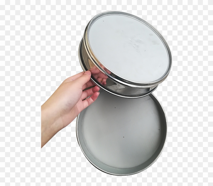 60 Mesh Stainless Steel Circle Flour Sieve Filter Screen - Makeup Mirror Clipart
