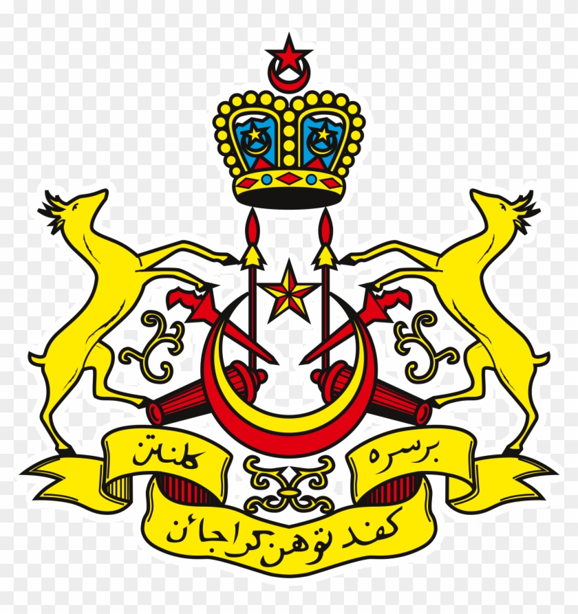 Coat Of Arms Of Kelantan - Kelantan Coat Of Arms Clipart