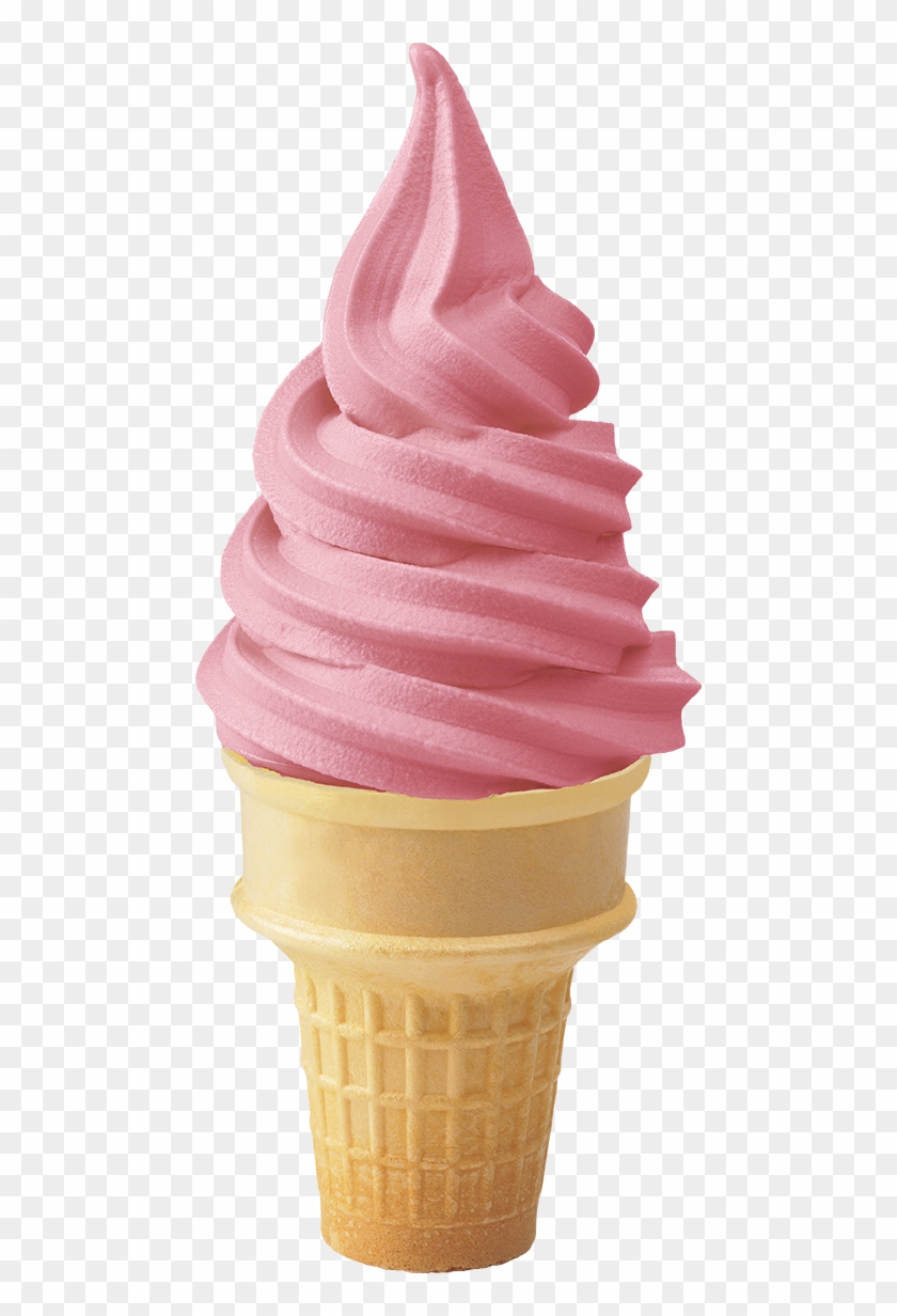 We Are Excited To Bring You The 2016 Dole® Soft Serve - Strawberry Soft Ice Cream Clipart