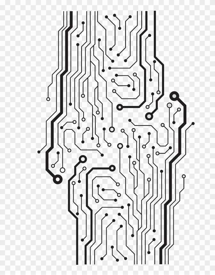 Download Circuit Vector Chip Circuit Board Lines Png Clipart Png