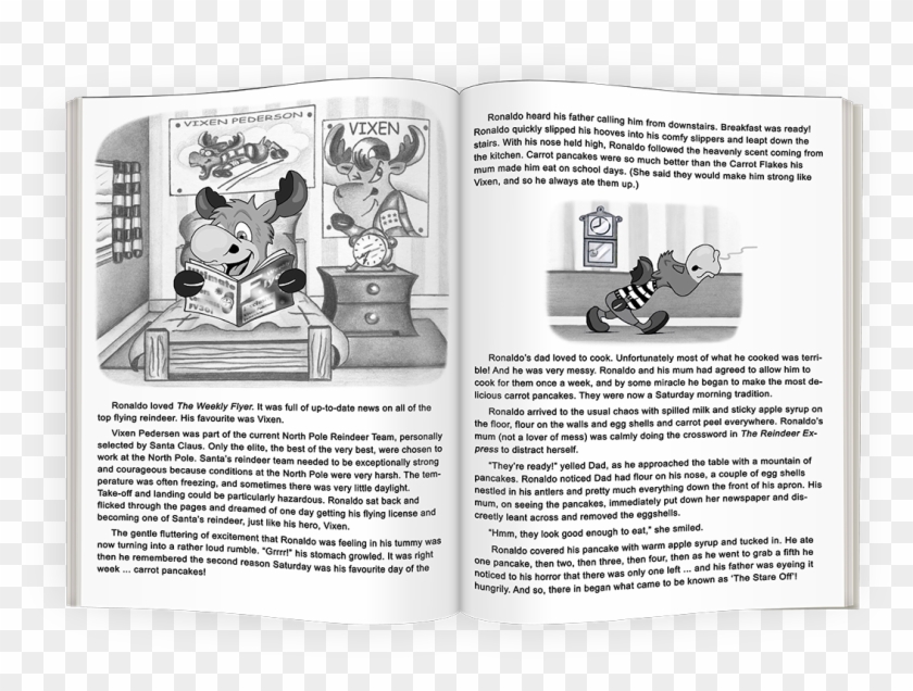 Their Scattered Illustrations Really Brought The Story - Illustration Clipart