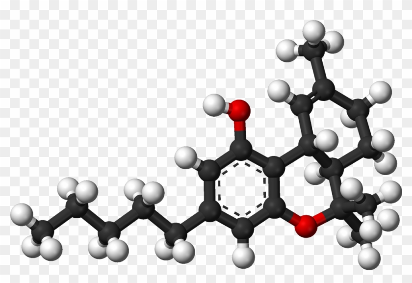 Tetrahydrocannabinol 3d Balls - Hyaluronic Acid Molecule 3d Clipart