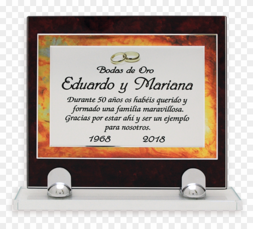 Placas Conmemorativas Aluminio P-100 - Picture Frame Clipart #3699269