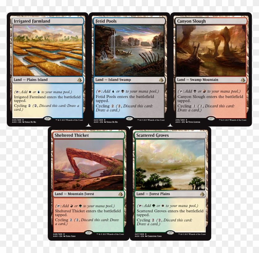 26 Apr - Amonkhet Dual Lands Clipart #3699270