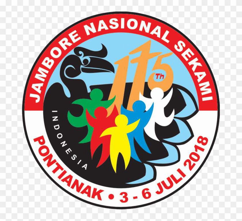 Lingkaran Dengan Warna Dasar "merah-putih" Dan Didalam - Emblem Clipart